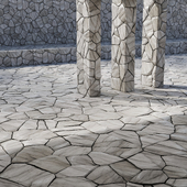 H147 Stone Tiles | PBR | 4K | Seamless | +SBSAR