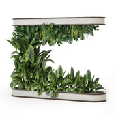 Plants Set Vertical Garden partition 149