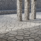 H151 Stone Tiles | PBR | 4K | Seamless | +SBSAR