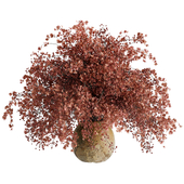 Red Maple Bouquet in a Clay Pot 23