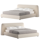 Solid wood bed
