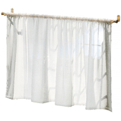 Emery Linen Cafe Curtain