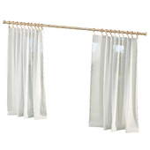 Emery Linen Cafe Curtain 2