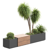 Planter Box with a Bench - Urban furniture 02