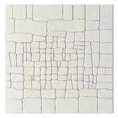 Decorative panel made of pieces
