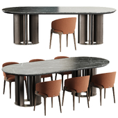 Стул Club Furman Стол Tondo