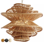 Люстра из ротанга Alondra Chandelier Large