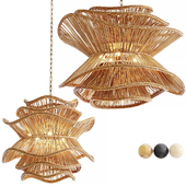 Люстра из ротанга Alondra Chandelier Medium Small