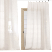 Linen Voile Panel Onega