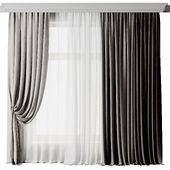 Classic gray Curtain 022 HBH