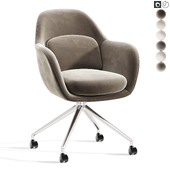 Swoon Dining Armchair Swivel Base 1779