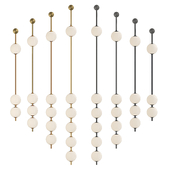 Vertical Globe Wall Lamp