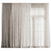 Layered Curtain Set for Large Windows 78