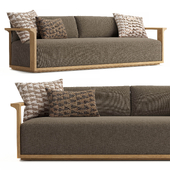 RH Lagos Teak Sofa 96