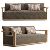 RH Lagos Teak Sofa 84