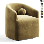 Alto Dining Chair Velvet Olive