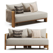 Striata Teak Left-Arm