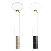 Polo Travertine Floor Lamp