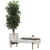 Modern Planter Bench