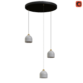 Bue Pendant-Trio Cluster