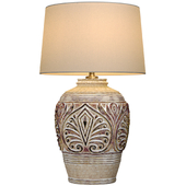 Настольная лампа Southwest Rustic Leaf Design Table Lamp