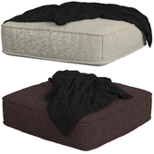 Floor Pouf  Ottoman - Square