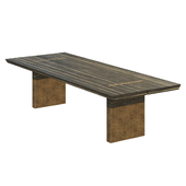 Holly Hunt Split Dining Table