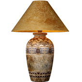 Настольная лампа в деревенском стиле Anthony California Southwest Table Lamp