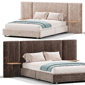 Merax Queen Size Upholstered Platform Bed