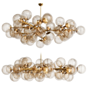 Molecular Snowflake Chandelier