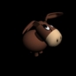 ослик ИА - Игрушки - 3D модель