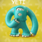 Пластилиновый Йети - Игрушки - 3D модель