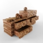 Woodenheap - Тумбы, комоды - 3D модель