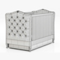 Restoration Hardware Colette Tufted Crib - Кровати - 3D модель - фото 2
