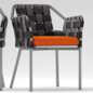Стол и стулья varaschin obi chair, Natuzzi table - Стол + стул - 3D модель - фото 2