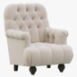 Restoration Hardware 1860 Napoleonic Tufted Upholstered Chair - Кресла - 3D модель