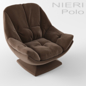 NIERI Polo, Кресло Поло фабрики Nieri - Кресла - 3D модель - фото 2
