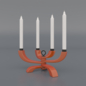 Candlestick 01 - Другие предметы интерьера - 3D модель
