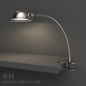 Restoration Hardware Academy Task Clip Lamp - Настольный - 3D модель
