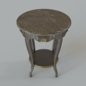 Marble Top Round Side Table - Столы - 3D модель - фото 2