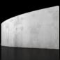 Concrete wall 6m long - Камень - 3D модель