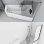 Jacob Delafon. Bath Odeon Up, toilet and bidet Presquile - Bathtub - 3D ...