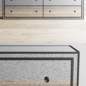 RH STRAND MIRRORED 6-DRAWER LOW WIDE DRESSER - Тумбы, комоды - 3D модель - фото 2