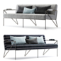 Kelly Wearstler Emmett Settee Outdoor - Диваны - 3D модель