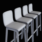 bar chair - Стулья - 3D модель - фото 3