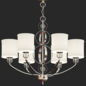 Golden Lighting 1030-6 CH Cerchi Six Light Chandelier - Подвесной - 3D модель