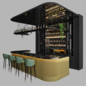 Restaurant bar 3 - Ресторан - 3D модель