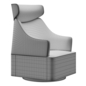 Herman Miller Plex Lounge Furniture Armchair - Кресла - 3D модель - фото 3