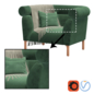 Roubel sofa 02 - Кресла - 3D модель - фото 3
