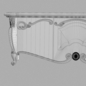 Casa-39 - La Fenice Laccato - Тумба под ТВ - Тумбы, комоды - 3D модель - фото 4